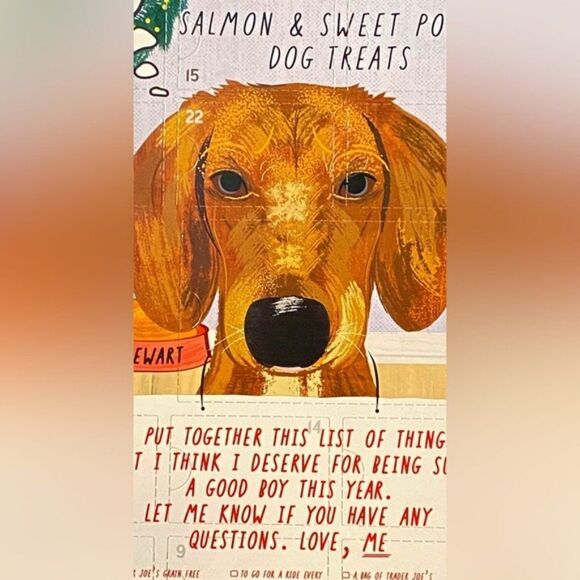 Trader Joe’s Advent Calendar for Dogs 2023 Christmas Xmas NEW TREATS - Picture 3 of 5